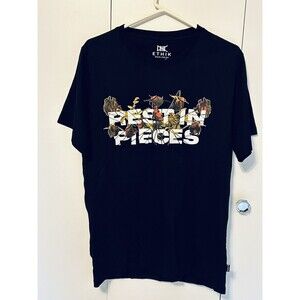 Ethik Worldwide "Rest In Pieces" Men's Graphic T-Shirt Black Size XL NWT